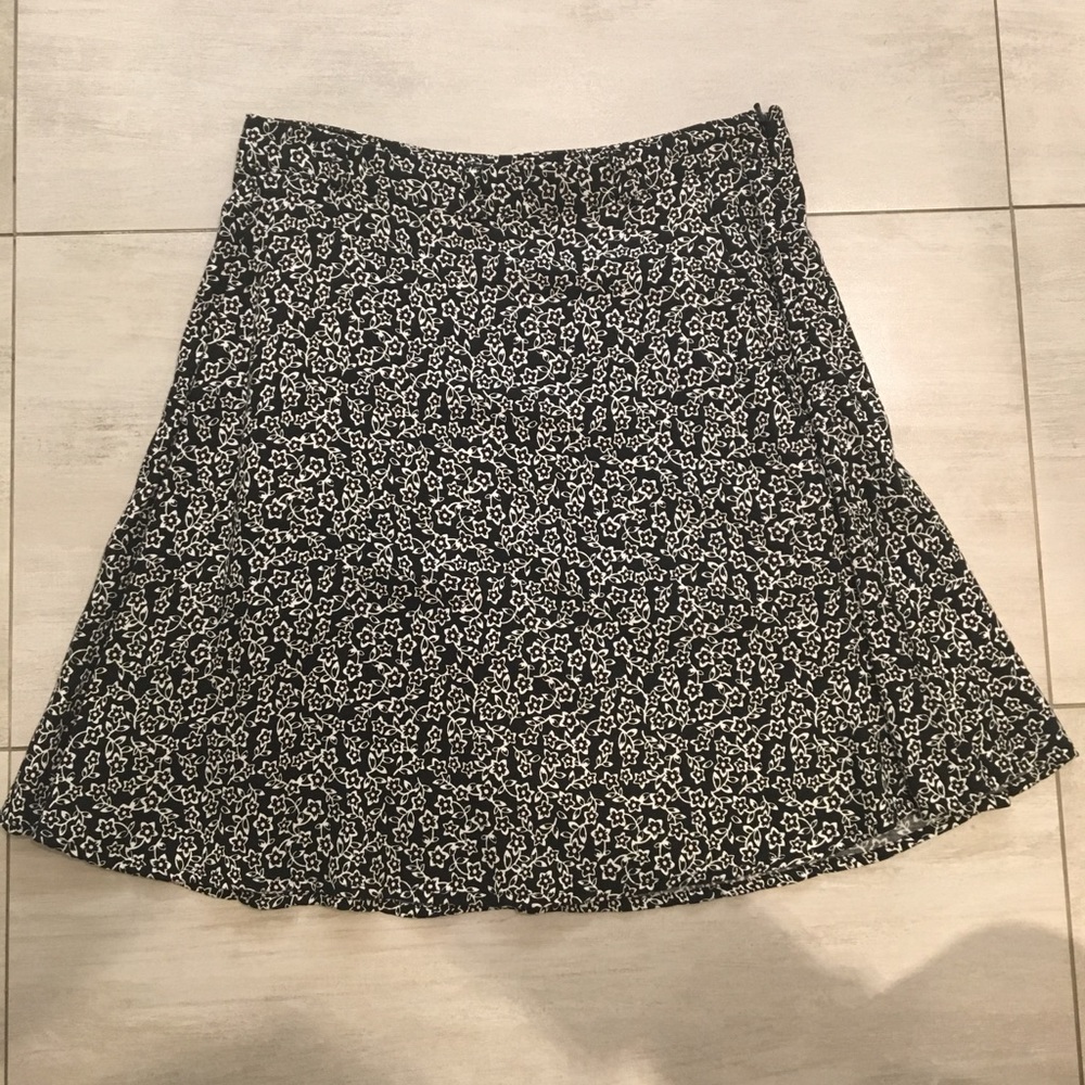 Aritzia Floral Mini Skirt